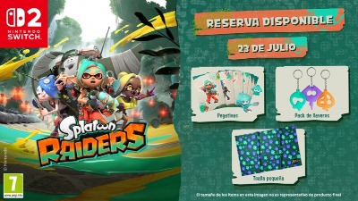Desvelan los regalos por reserva de Splatoon Raiders en España
