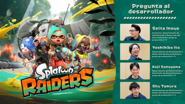 Todos los detalles del «Pregunta al desarrollador» de Splatoon Raiders
