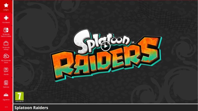 La web de Nintendo Europa añade clasificación PEGI 7 a Splatoon Raiders