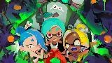 Splatoon Raiders celebra Halloween con una ilustración del Clan Surimi rodeado de salmónidos