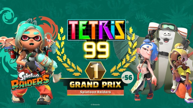 Splatoon Raiders aterriza en Tetris 99: la 56ª Maximus Cup reparte un tema del juego